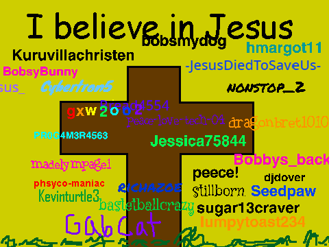 Sign Your Username If You Believe In Jesus remix remix remix