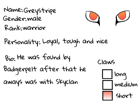 Skyclan signup -Greystripe