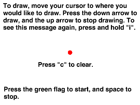 Mirror Image Drawing Dots