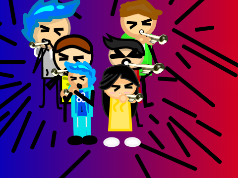 IRplay and his friends Trumpet Parade ! 