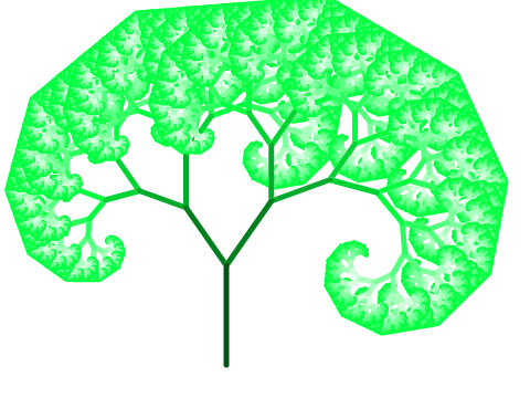 Fractal tree by the roadside remix