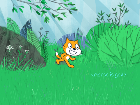 Scratch cat thinks he is a warrior