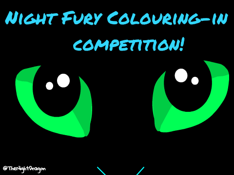 Night fury colouring-in competition- CLOSED