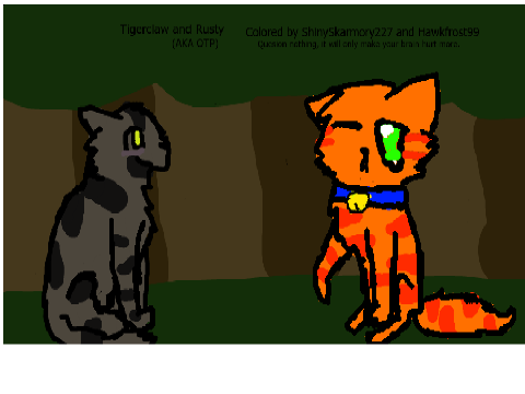 Tigerstar and Rusty/Firestar cuz why not