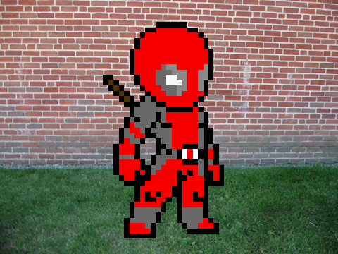 Deadpool Pixel Art 
