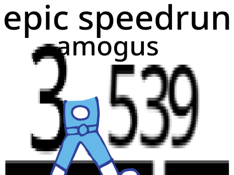 among us speedrun But kiran