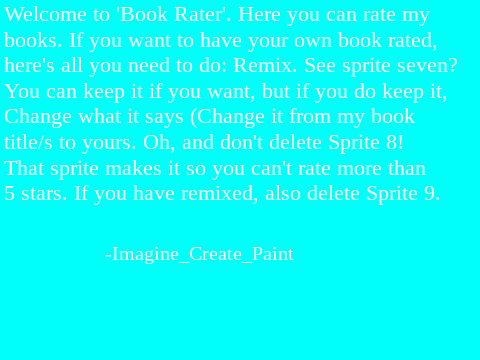 Book Rater (The Cat Cafe)