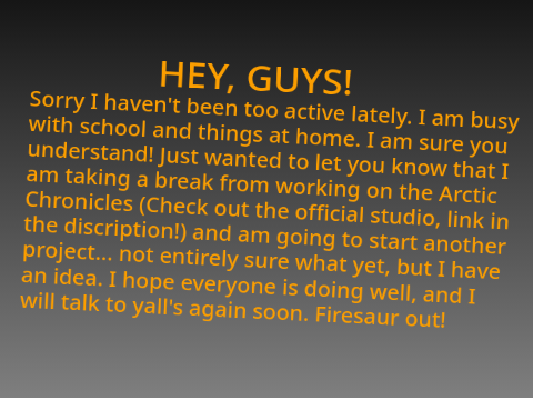 IMPORTANT NOTICE!