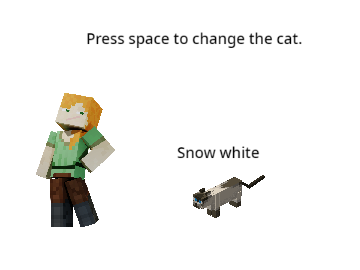 Minecraft cat times tables from 3 to 9!