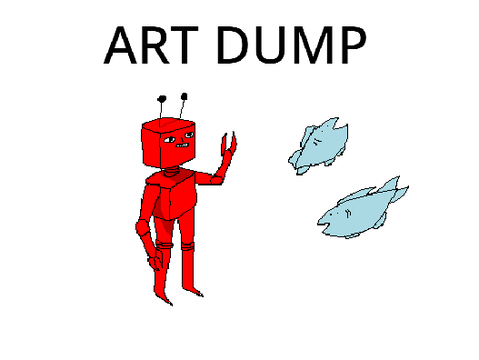 tinmanfish art dump 10 follower special