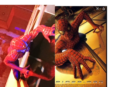 I recreated spiderman poster (spiderman ps4)
