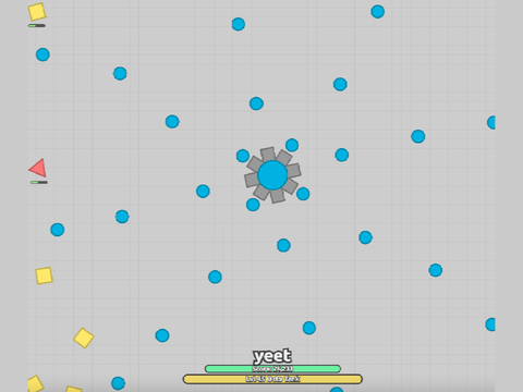 I got level 45 in diep.io!!!