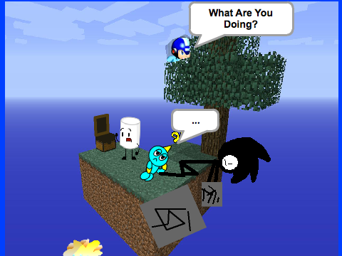 Add yourself stranded on Skyblock remix