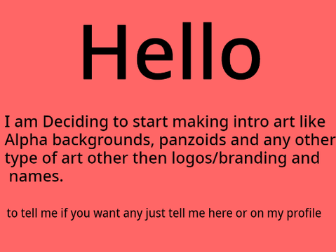 Intro Art Requests