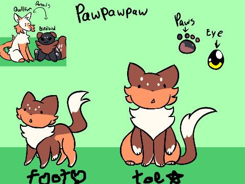 pawpawfoot or pawpawtoe?
