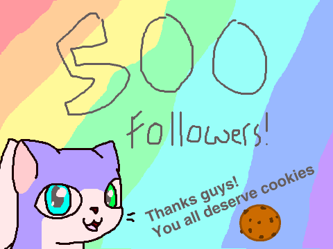 500 Followers!
