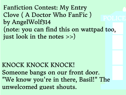 FanFiction Contest for @bbwilkeson