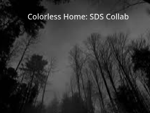 Colorless Home: SDS Collab