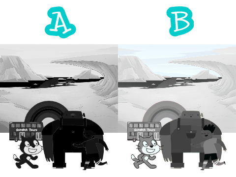 Monochrome Effect Comparison remix