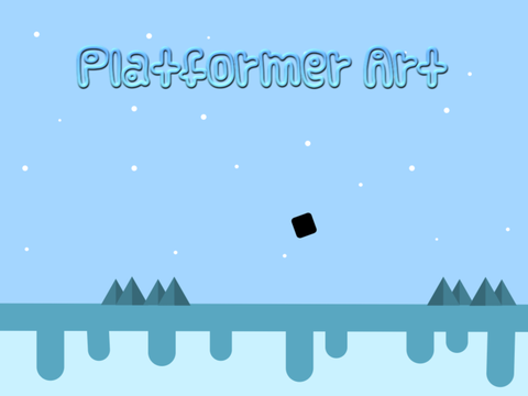 Winter Platformer Art
