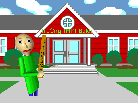 Thầy Baldi bắt giải toán :v
