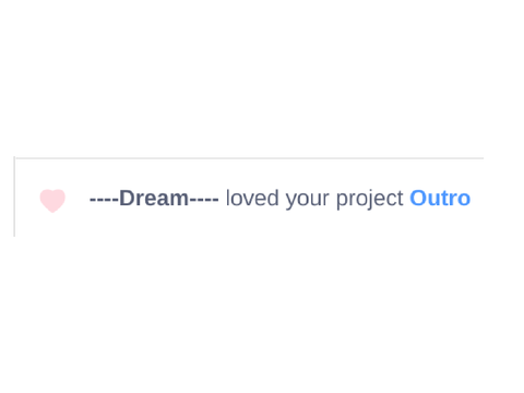 Dream Favorited my Project???