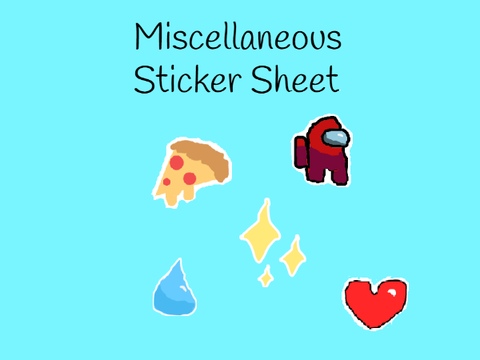 Miscellaneous Sticker Sheet