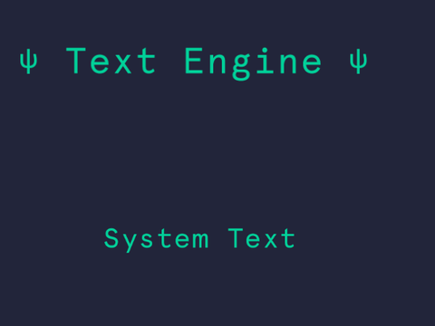 Text Engine v5.1