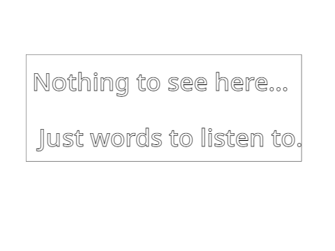 Voice reveal because I finally have enough courage
