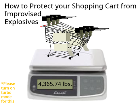 How to protect your shopping cart from improvised explosives