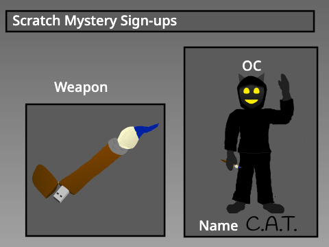 Sign-up for the Scratch Mystery
