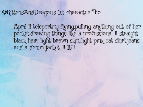  Character Bios 