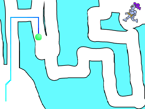 Colorful maze smoother