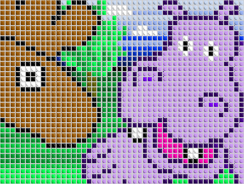 Me & Moose but it builds from the bottom