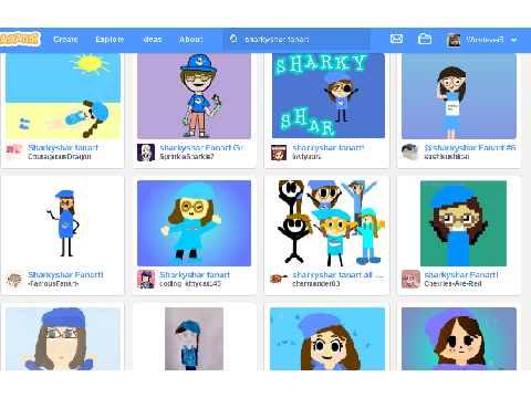 When you search Sharky Fanart