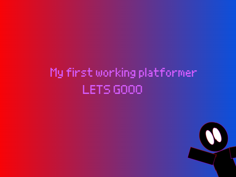working platformer