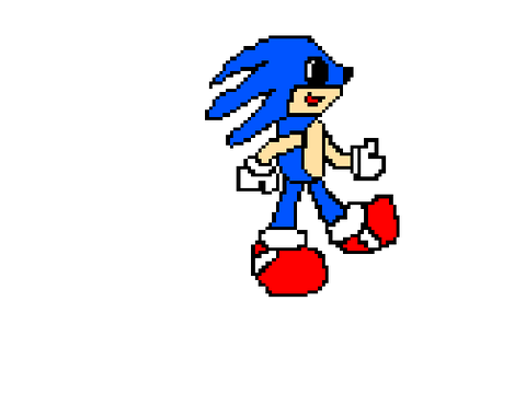 sonic pixel art