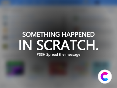 SOMETHING HAPPENED IN SCRATCH # SSH