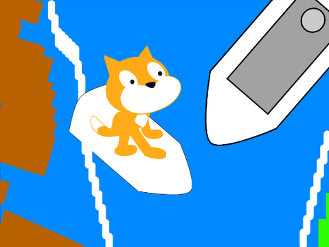 they go on a boat　～船で進む～