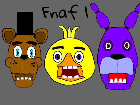 Five Nights At Freddy's (1 & 2) Art (Vector)