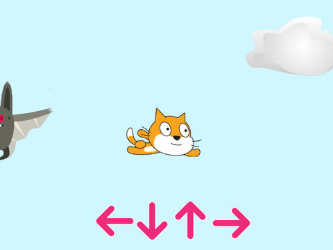Get the bat, scratch cat! - GAME (NOT ORIGINAL)