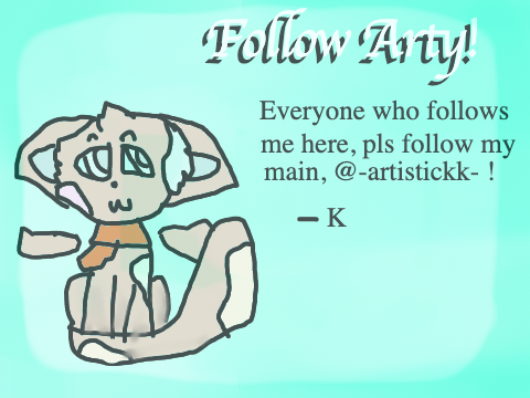 Follow Arty!