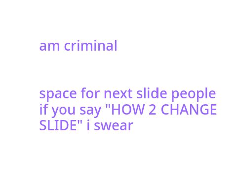 oh noes i break rules