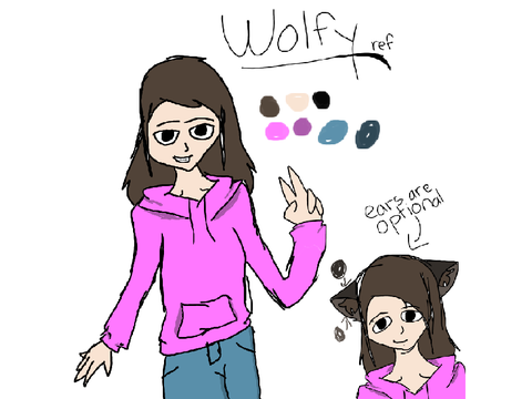 Wolfy oc ref