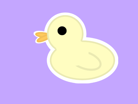 Ducky sticker