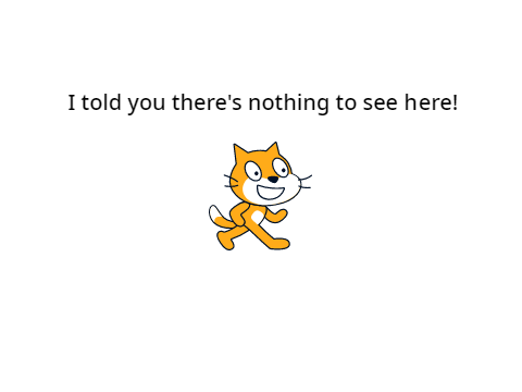 Nothing to see here
