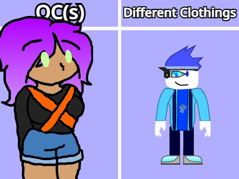 Add an OC(s) and I add a Different Clothings remix