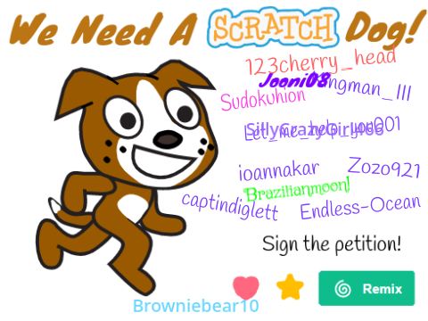 Petition to add a Scratch Dog! remix remix remix remix remix remix
