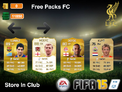 FIFA 15 - Pack Opening Simulator