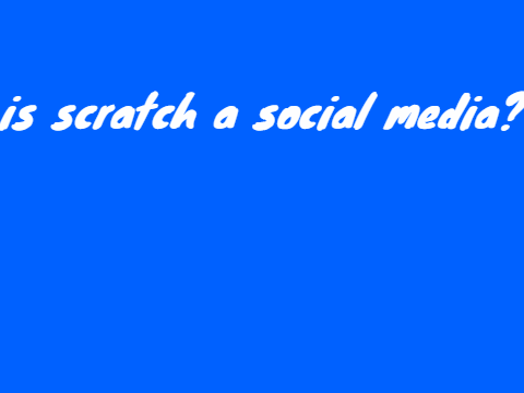 is scratch a social media?